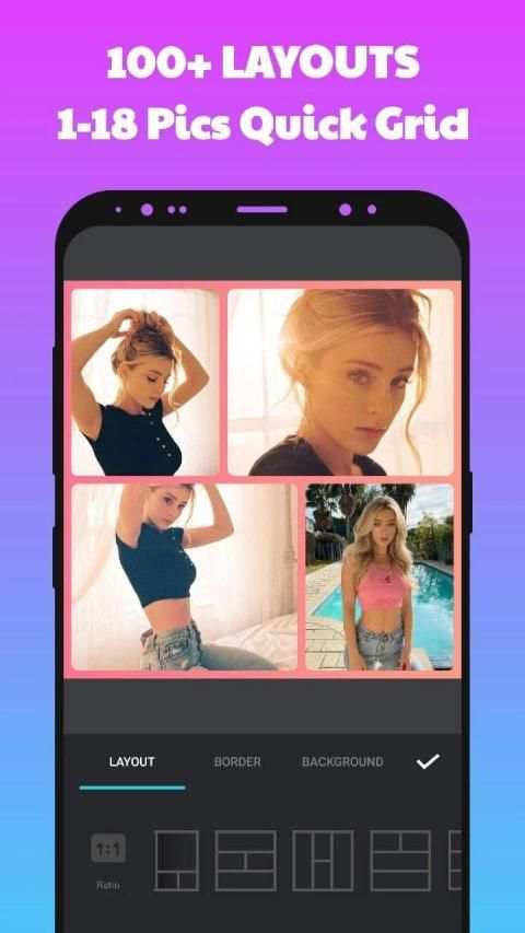 Photo Lab Edit - Photo Collage, Photo Grid, Filter स्क्रीनशॉट 6
