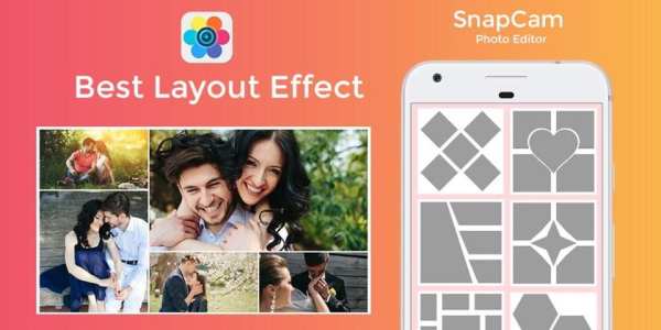 SnapCam - Free Photo Editor & Collage Maker स्क्रीनशॉट 4