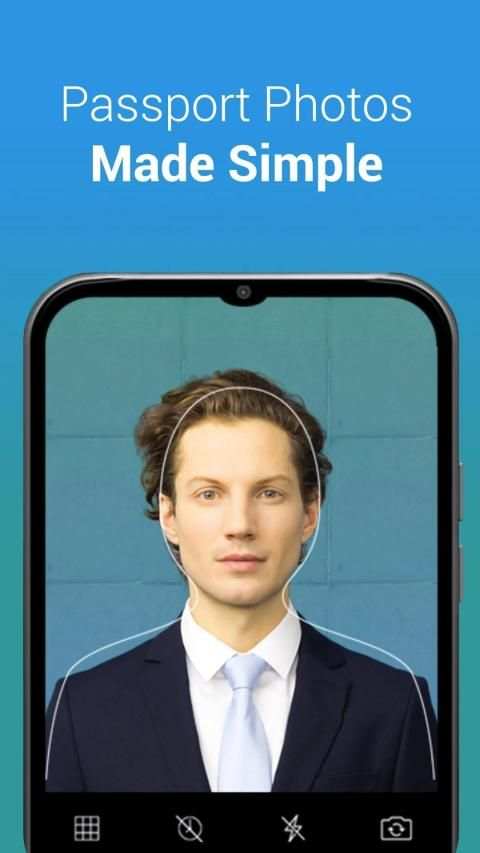 Passport Photo ID Maker Studio - ID Photo Editor स्क्रीनशॉट 1