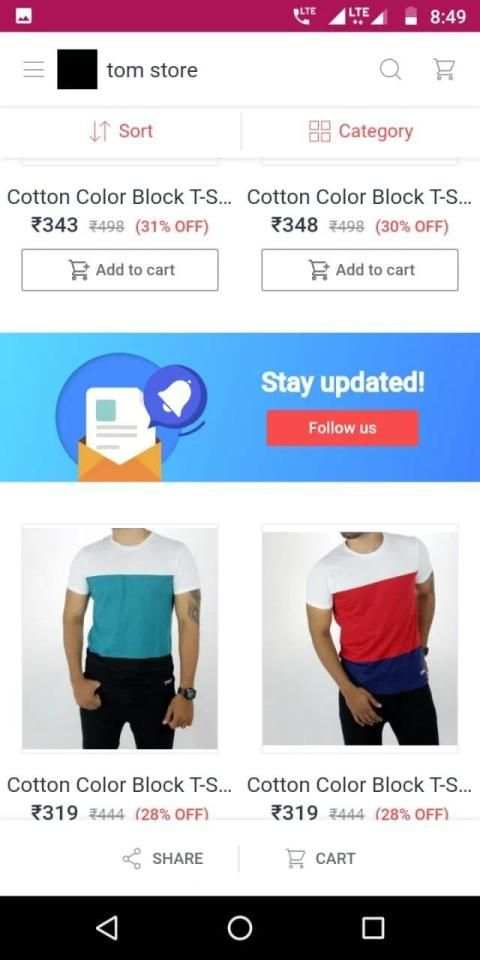 Tom store स्क्रीनशॉट 2