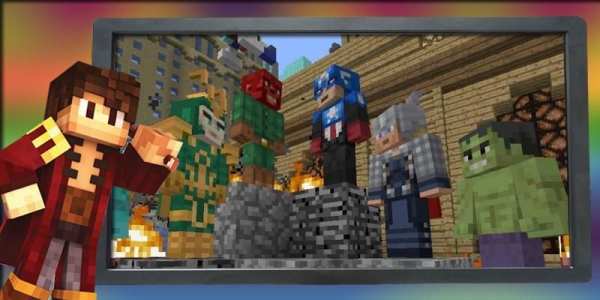 Superheroes mod MCPE screenshot 1