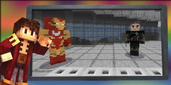 Superheroes mod MCPE screenshot 2