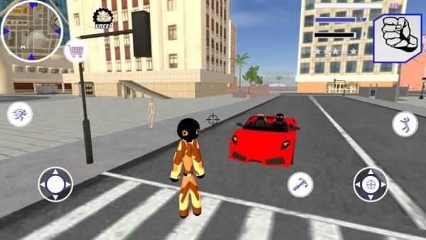 Miami Stickman Offroad Army Rope Hero Simulator screenshot 3