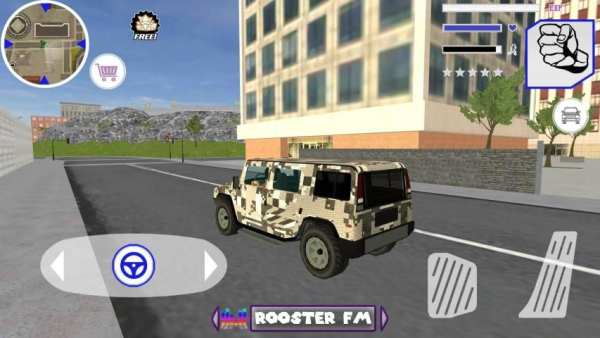Miami Stickman Offroad Army Rope Hero Simulator screenshot 1