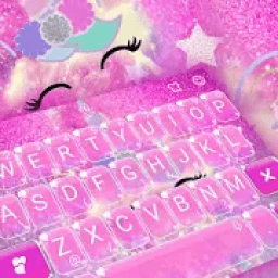 Pink Unicorn Keyboard Theme icon