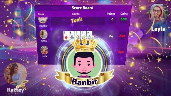 Tonk - Free Rummy Game screenshot 2