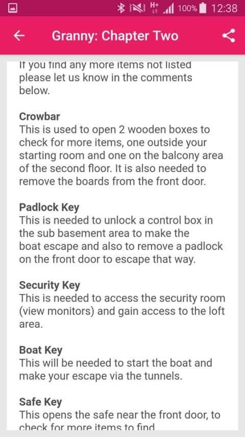 Walkthrough for Granny: guide Chapter Two screenshot 1