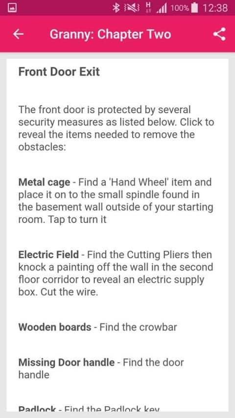 Walkthrough for Granny: guide Chapter Two screenshot 2