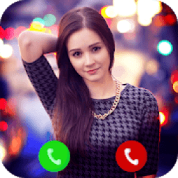 Fake Video Call - Feel Girlfriend Call आइकन