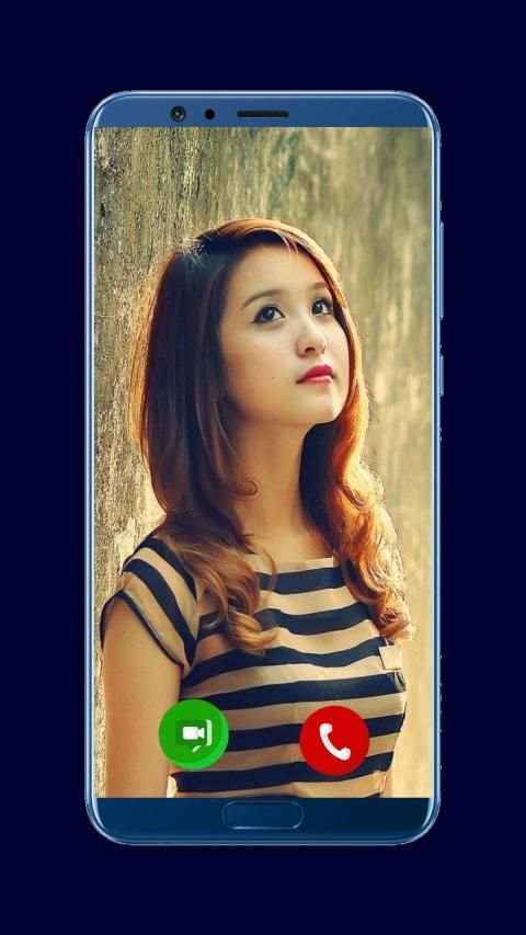 Fake Video Call - Feel Girlfriend Call स्क्रीनशॉट 1