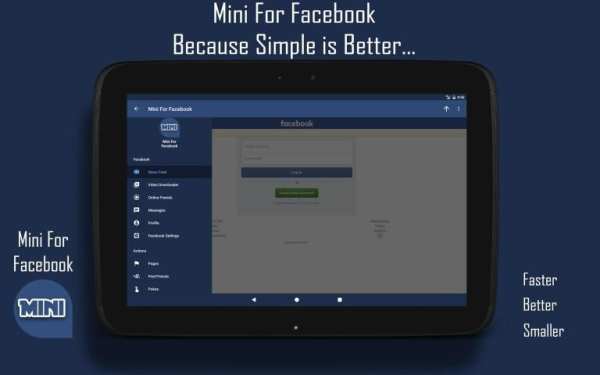 Mini for Facebook & more screenshot 8