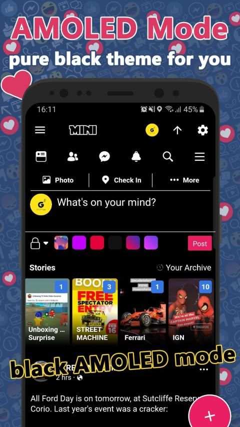Mini for Facebook & more screenshot 27