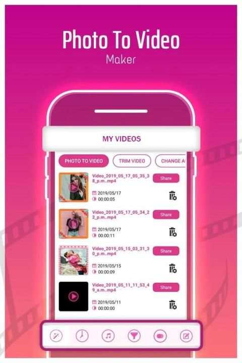 Image To Video Maker - Photo Video Maker स्क्रीनशॉट 1