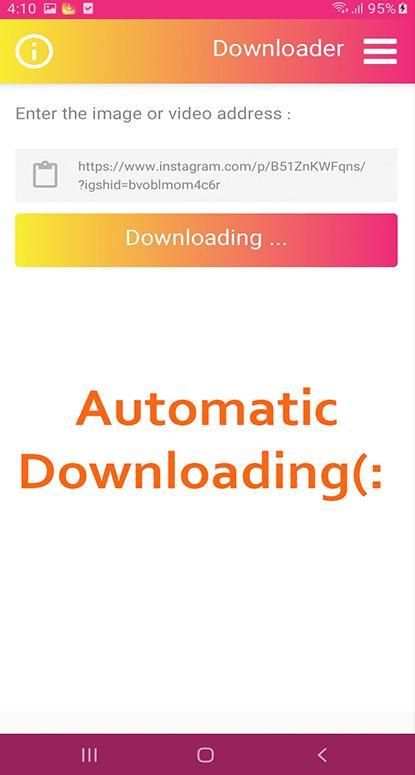Downloader Video & Photo For Instagram screenshot 2