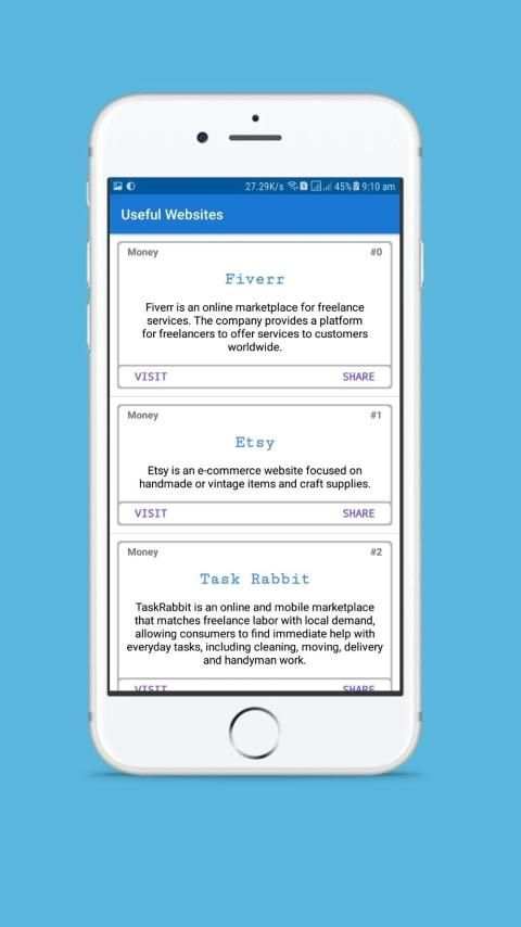 Useful Websites screenshot 1