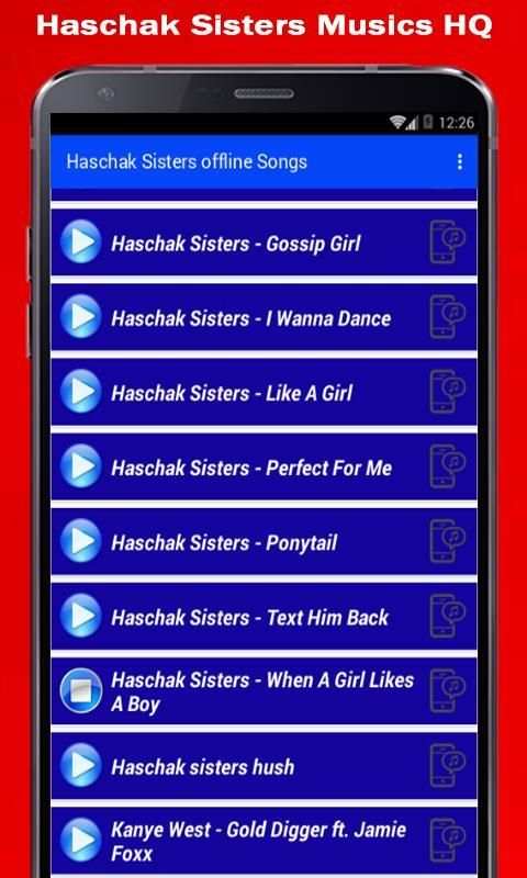 Haschak Sisters offline Songs** screenshot 1