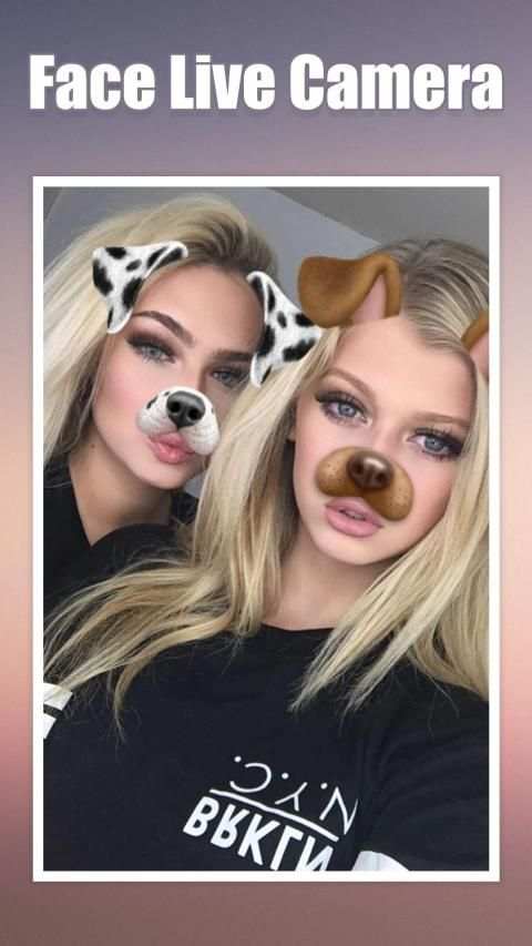 Face live camera funny motion sticker screenshot 7