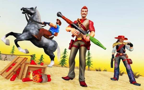 West Cow Boy Gunfighter Shoooting Strike screenshot 2