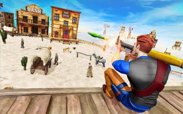 West Cow Boy Gunfighter Shoooting Strike screenshot 3