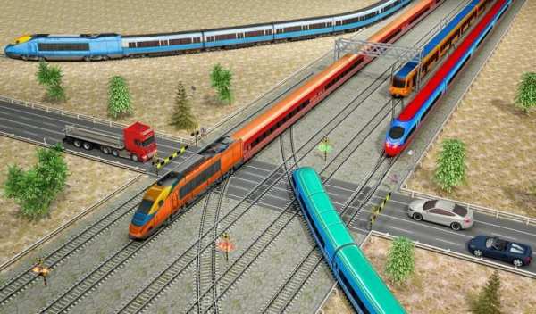 Indian Train City Pro Driving 2 - Train Game स्क्रीनशॉट 7