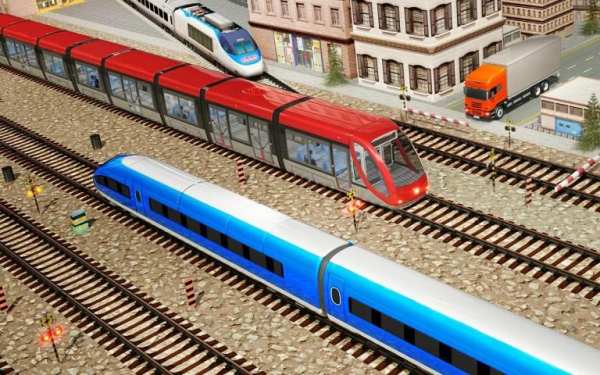 Indian Train City Pro Driving 2 - Train Game स्क्रीनशॉट 9