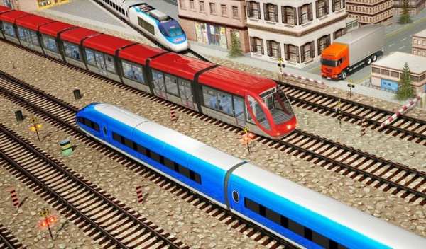 Indian Train City Pro Driving 2 - Train Game स्क्रीनशॉट 2