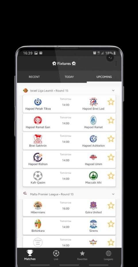 Scorama Football live scores, fixtures, standing screenshot 4