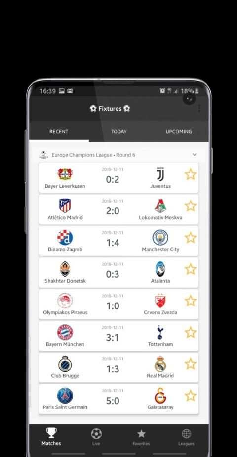 Scorama Football live scores, fixtures, standing screenshot 5