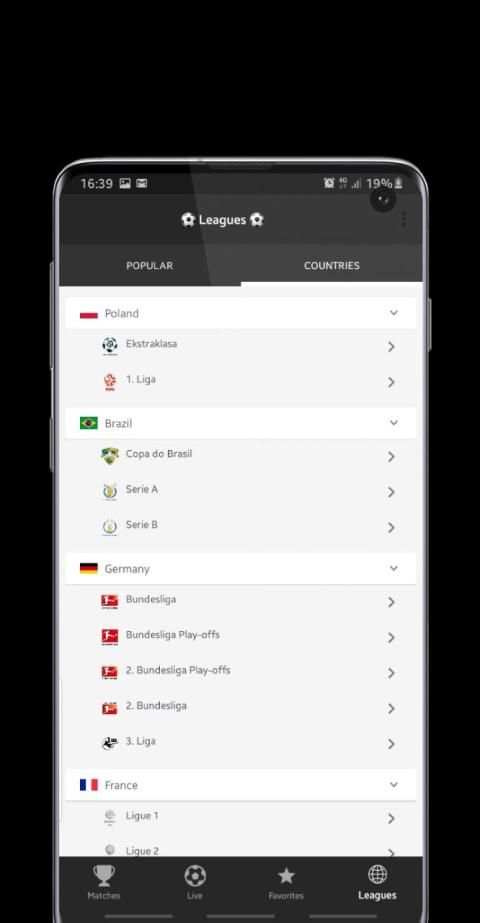 Scorama Football live scores, fixtures, standing screenshot 1