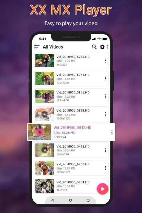 XX MX Player स्क्रीनशॉट 4
