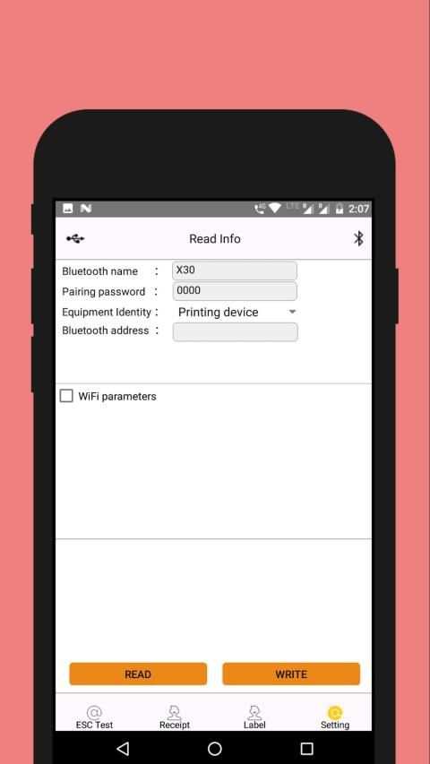 AcuPrint - BlueTooth Thermal Printer App स्क्रीनशॉट 1