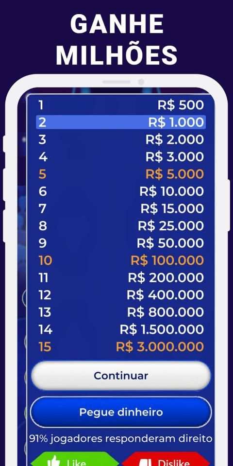 Show do Milionário 2019 - Jogo do Milhão Online скриншот 3
