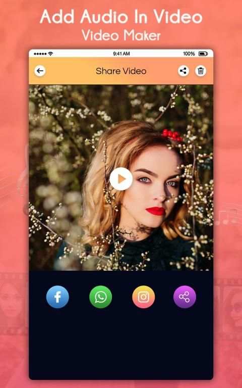 Add Audio In Video - Video Maker screenshot 2