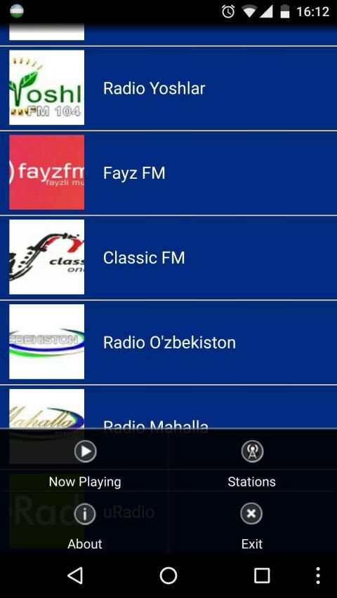Radio Uzbekistan स्क्रीनशॉट 2