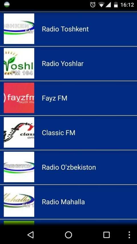 Radio Uzbekistan स्क्रीनशॉट 3