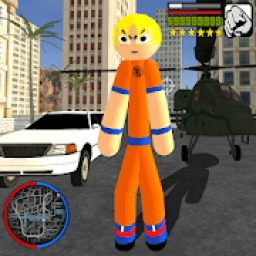 ikon Goku Super Stickman Rope Hero Saiyan Legend Wars