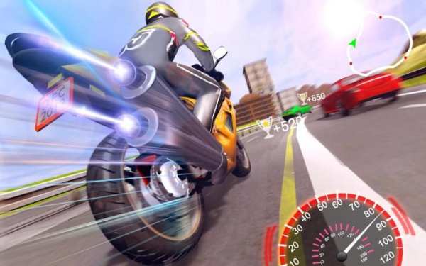 Moto Racing 2019: City Bike Driving Games screenshot 2