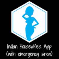 Indian Housewife's App (With Emergency Siren) **