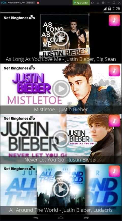 Justin Bieber Best Best Master Ringtones screenshot 3