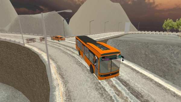 Heavy Mountain Bus Driving Simulator screenshot 3