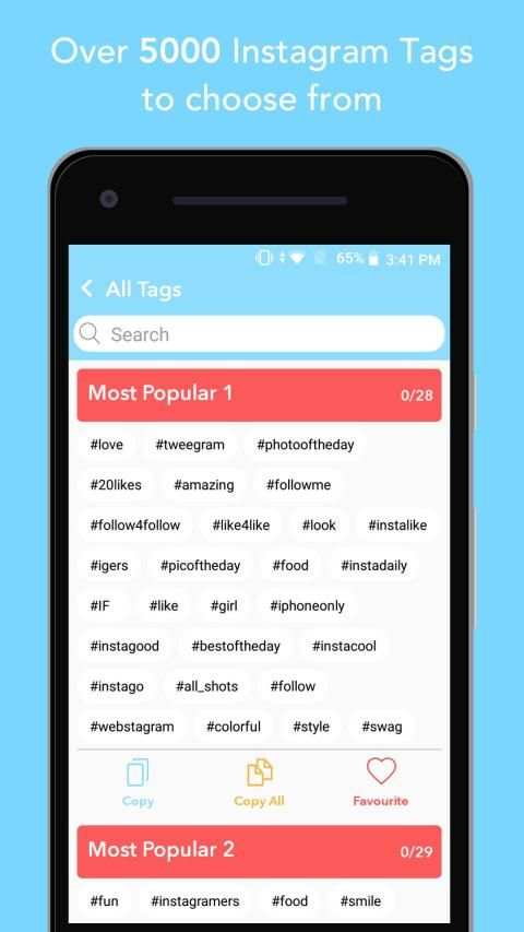 Hashtags - for likes for Instagram screenshot 7