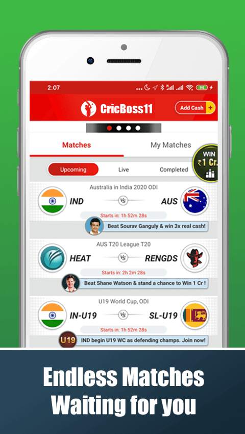 Cricboss11 -  Win Cash screenshot 4