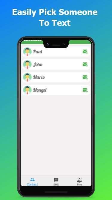 Free SMS - Free SMS Texting स्क्रीनशॉट 1