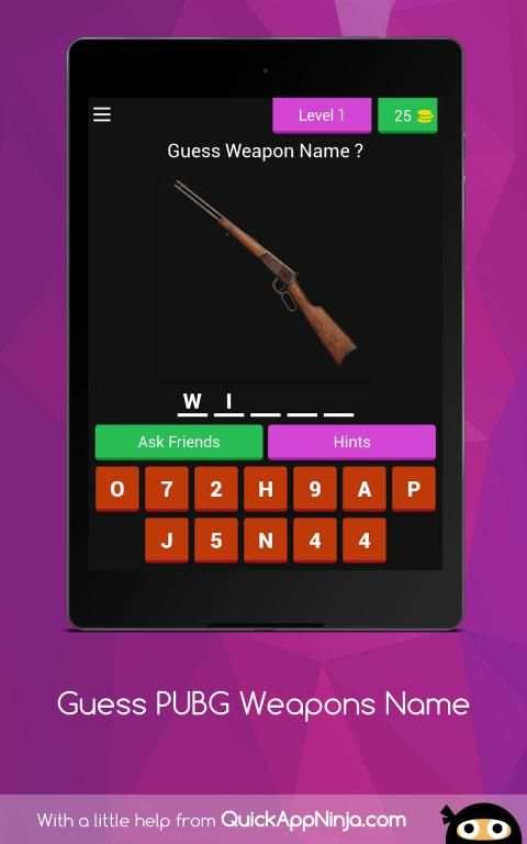 Guess PUBG Weapons Name screenshot 9