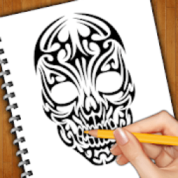 ikon How To Draw Skull Tattoos