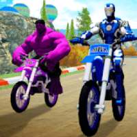 Superhero Bike Racing