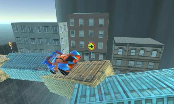 Flying Car Stunts 3D screenshot 6