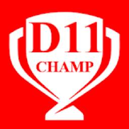 D11 Champ : Dream11,MyTeam11,BalleBaazi prediction