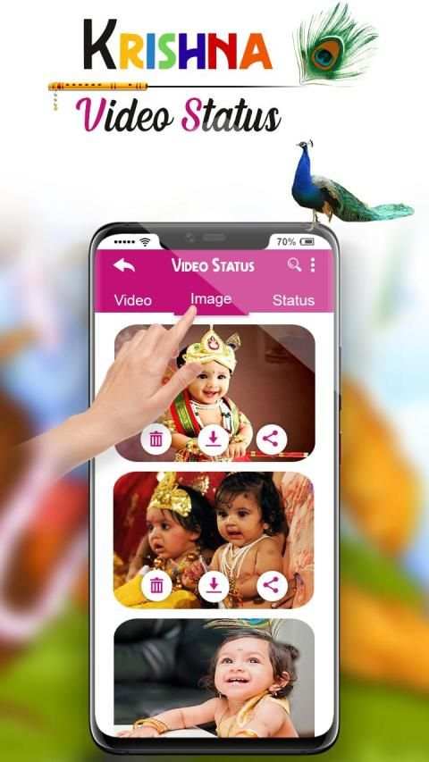 Krishna Video Status : Full Screen Krishna Status स्क्रीनशॉट 2