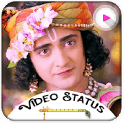 Krishna Video Status : Full Screen Krishna Status आइकन